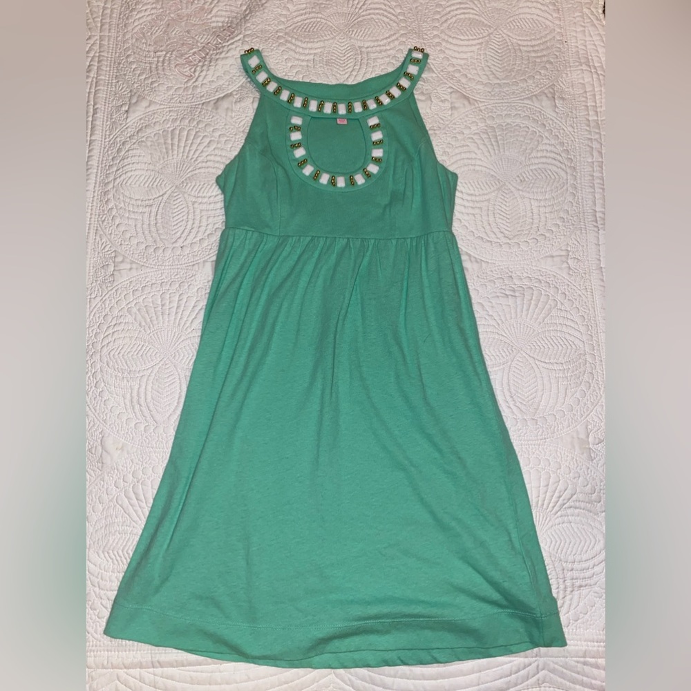 Lily Pulitzer women’s beaded collar tank dress